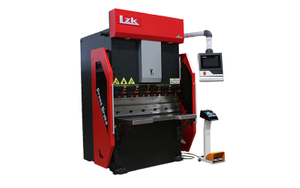 LZK |الصين الأحمر سلسلة HPB-30T1200 مؤازرة باستخدام الحاسب الآلي الصحافة الفرامل مع نظام DELEM DA53T