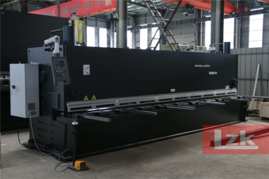 10mmx6000mm Hydrauic CNC آلة قص الألواح
